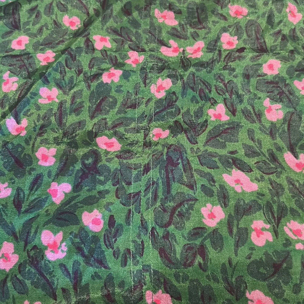 Roller Rabbit Green Floral Blouse - Picture 4 of 5